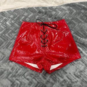 Beginning Boutique RED Marley Shorts